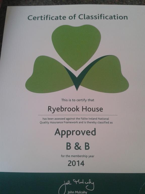 Ryebrook House Panzió Cill Airne Kültér fotó